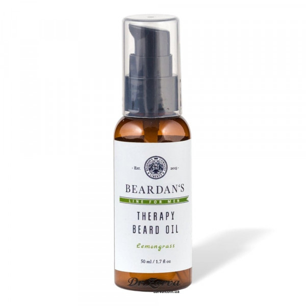 Масло для бороды BEARDANS Therapy Beard Oil Lemongrass 50 мл