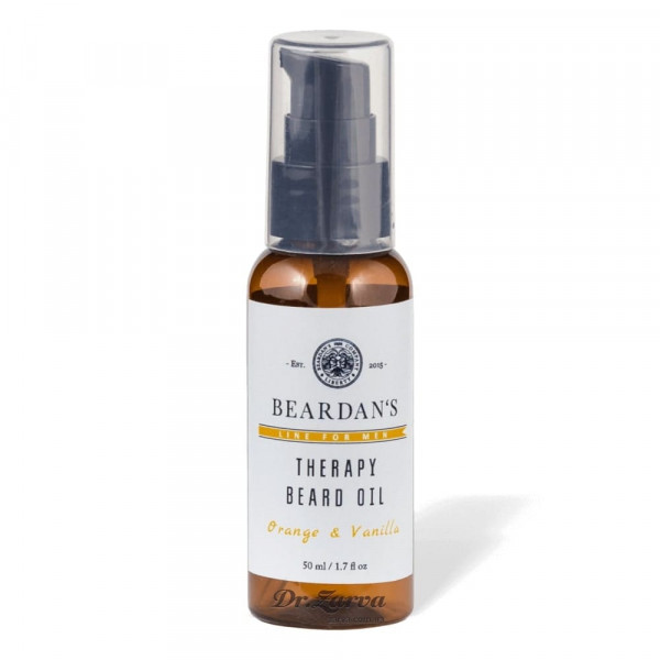 Масло для бороды BEARDANS Therapy Beard Oil Orange & Vanilla 50 мл