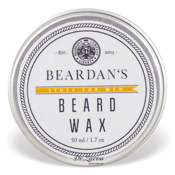 Воск для бороды BEARDANS Orange & Vanilla 50 мл