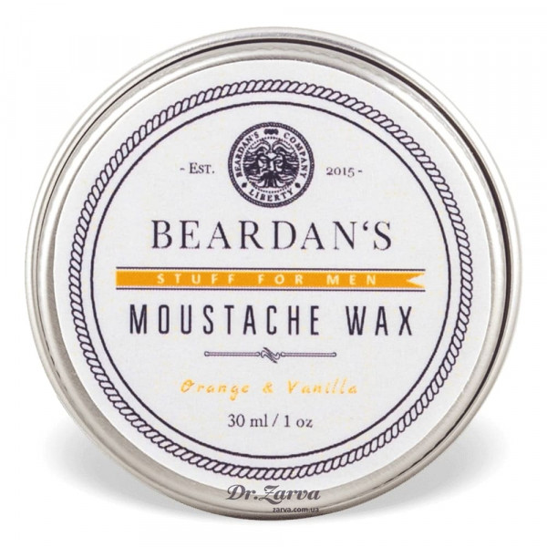 Воск для усов BEARDANS Orange & Vanilla 30 мл