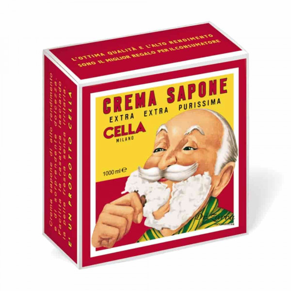 Крем мыло для бритья CELLA Crema Sapone Extra Extra Purissima 1000 г