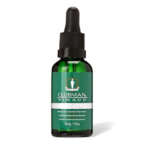 Масло для бороды и татуировки CLUBMAN Beard & Tattoo Oil 30 мл