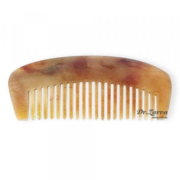 Гребень для бороды и усов из рога быка