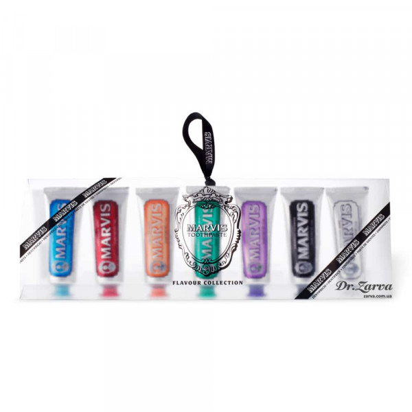 Набор зубных паст MARVIS 7 видов Classic 7 Flavours Box 25 мл х 7