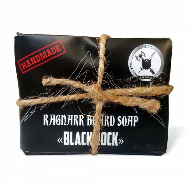 Угольное мыло для лица и бороды RAGNARR Beard Soap Blackrock 100 г