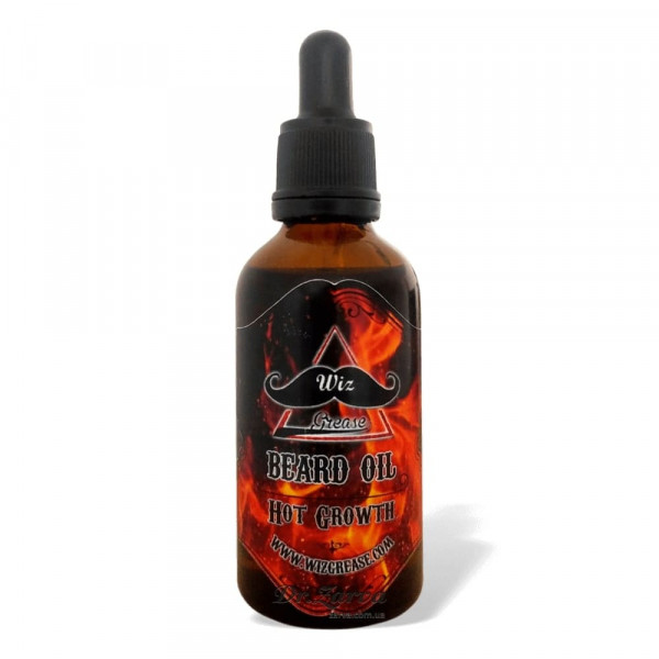 Масло для роста бороды с чили WIZGREASE Hot Growth 50 мл