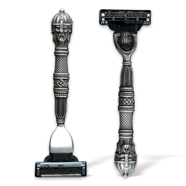 Станок для бритья Gillette ARHAIKA Воины (серебро 925 проба)