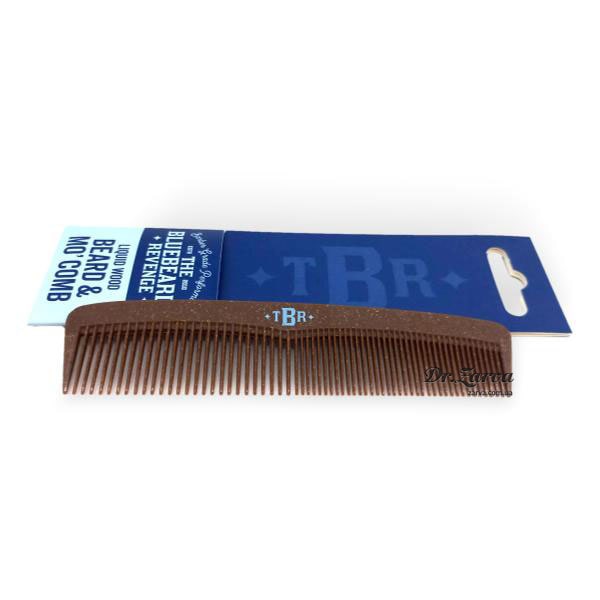 Гребень для бороды и усов THE BLUEBEARDS REVENGE Liquid Wood Beard & Mo Comb