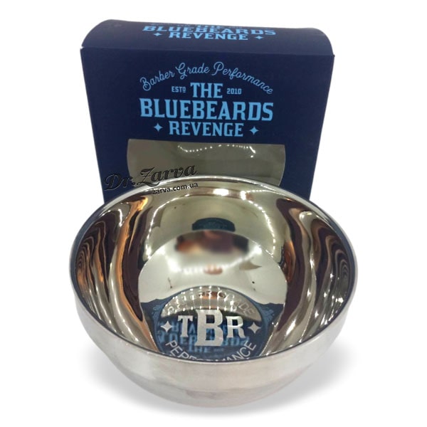 Чаша для бритья из нержавеющей стали The Bluebeards Revenge STAINLESS STEEL SHAVING BOWL