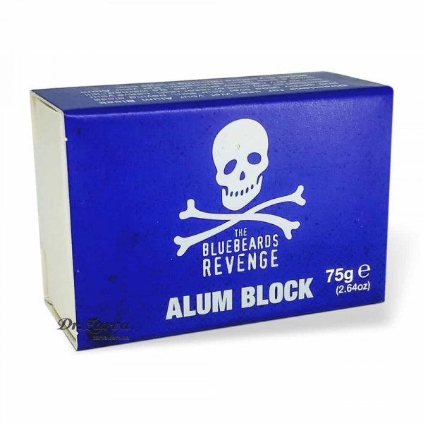 Квасец THE BLUEBEARDS REVENGE натуральный камень от порезов (алунит) Alum Block 75 г