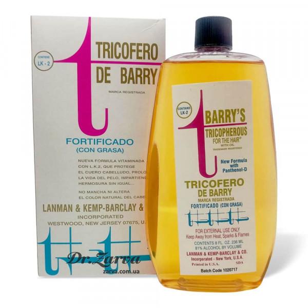 Тоник для волос и кожи головы BARRYS Tricopherous With Oil (для сухой кожи головы) 236 мл