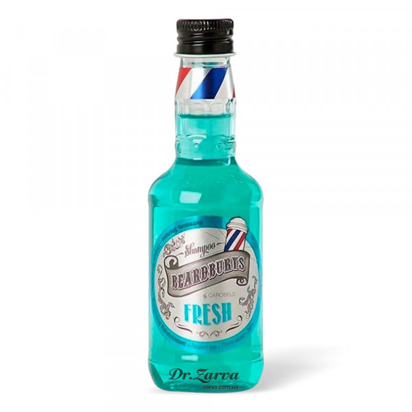 Шампунь BEARDBURYS Fresh освежающий с ментолом 100 мл