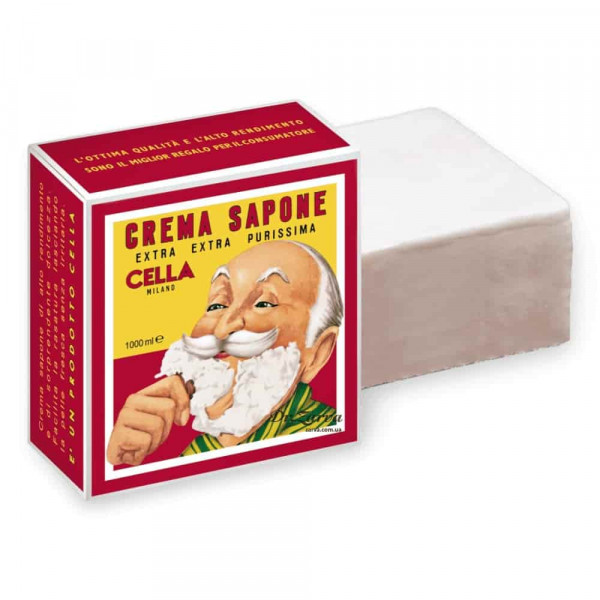 Крем мыло для бритья CELLA Crema Sapone Extra Extra Purissima 1000 г