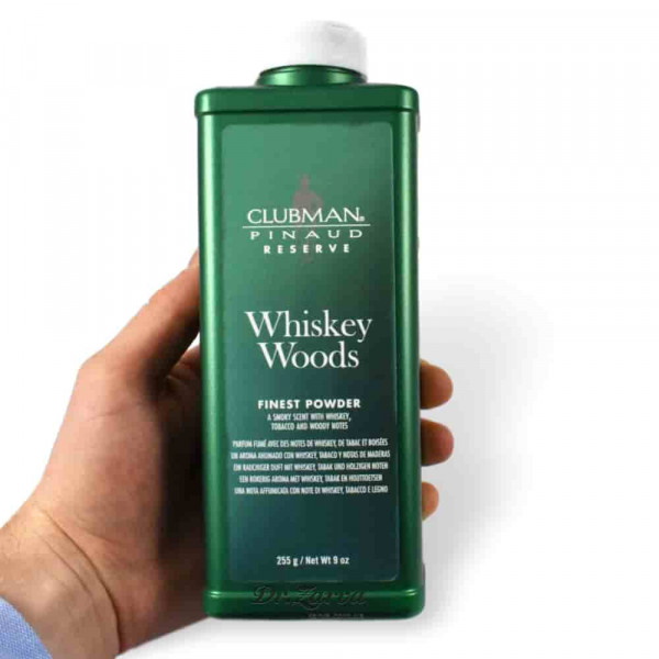 Пудра (Тальк) для тела Clubman Pinaud WHISKEY WOODS POWDER 255 г