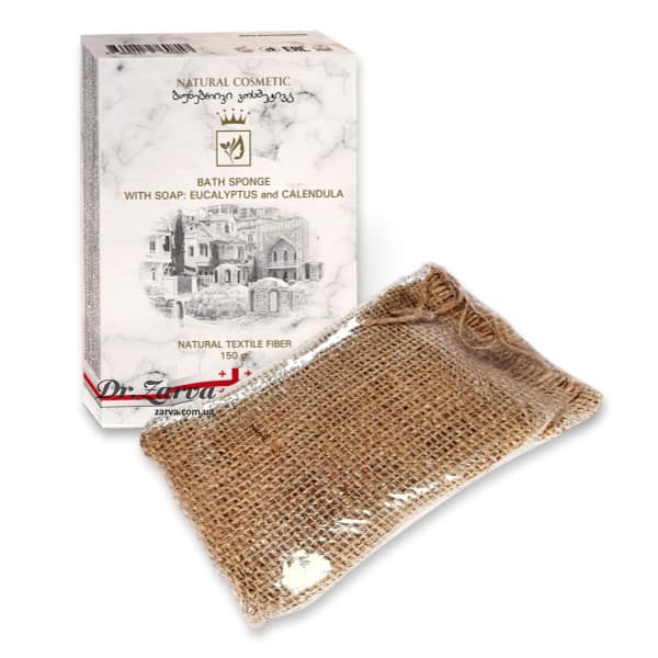 Мочалка джутовая с мыльной стружкой ENJOY ECO Мандарин и Лайм 150 г