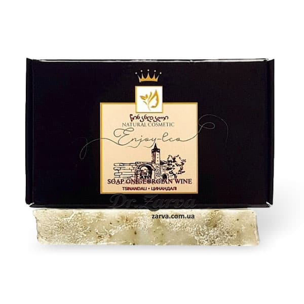 Мыло натуральное на белом вине ЦИНАНДАЛИ Enjoy Eco 50 г