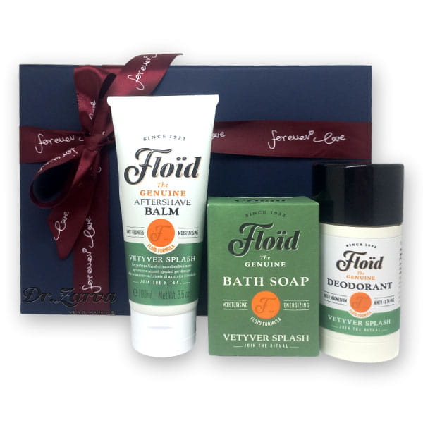 Набор по уходу за телом и лицом после бритья  FLOID Vetyver