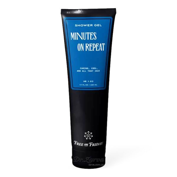 Гель для душа FREE ON FRIDAY Minutes On Repeat с натуральным ментолом 230 мл