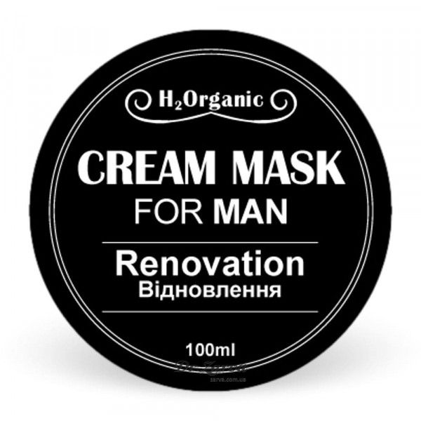 Крем-маска для лица H2Organic Renovation For Man (восстановление) 100 мл