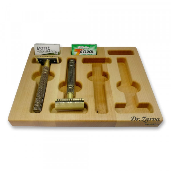 Подставка (ложемент) для хранения 4-х Т-образных бритв HurryBant