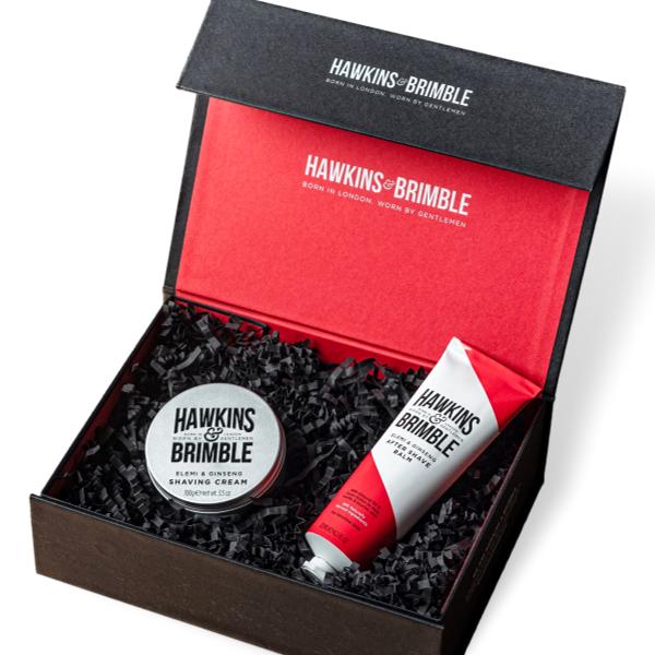 Набор для бритья HAWKINS & BRIMBLE Shaving Gift Set (Shave Cream + Aftershave Balm)