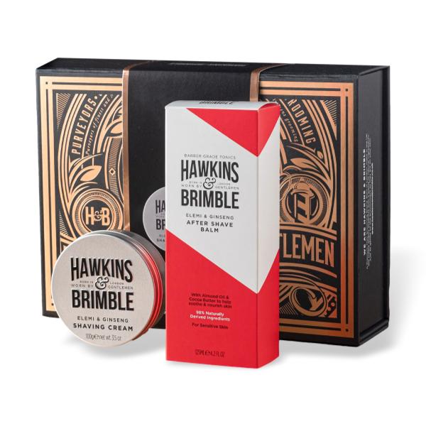 Набір для гоління HAWKINS & BRIMBLE Shaving Gift Set (Shave Cream + Aftershave Balm)