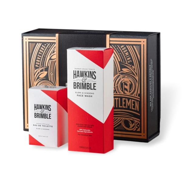 Набор для лица и тела HAWKINS & BRIMBLE Fragrance Gift box (Face Wash + Eau de Toilette)