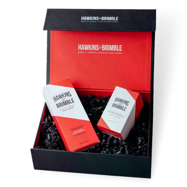 Набор для лица и тела HAWKINS & BRIMBLE Fragrance Gift box (Face Wash + Eau de Toilette)