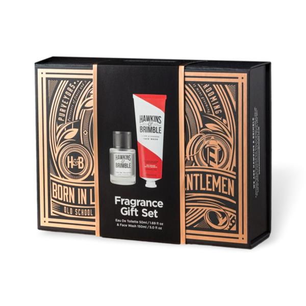 Набор для лица и тела HAWKINS & BRIMBLE Fragrance Gift box (Face Wash + Eau de Toilette)