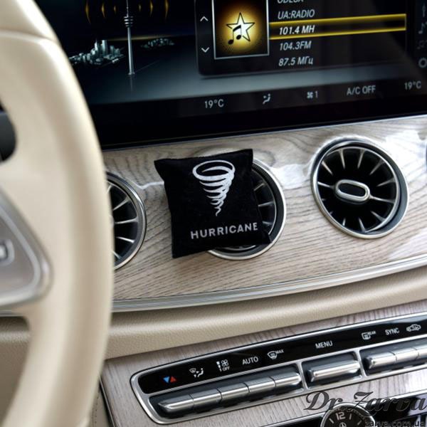 Ароматизатор в автомобиль (аромасаше) HURRICANE Black