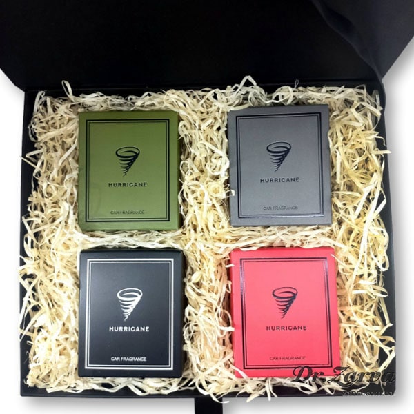 Набор премиального парфюмированного саше для авто HURRICANE