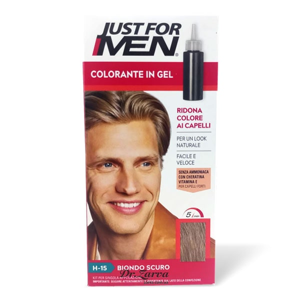 Мужская краска для волос JUST FOR MEN Dark Blond H-15 (темно-русый)