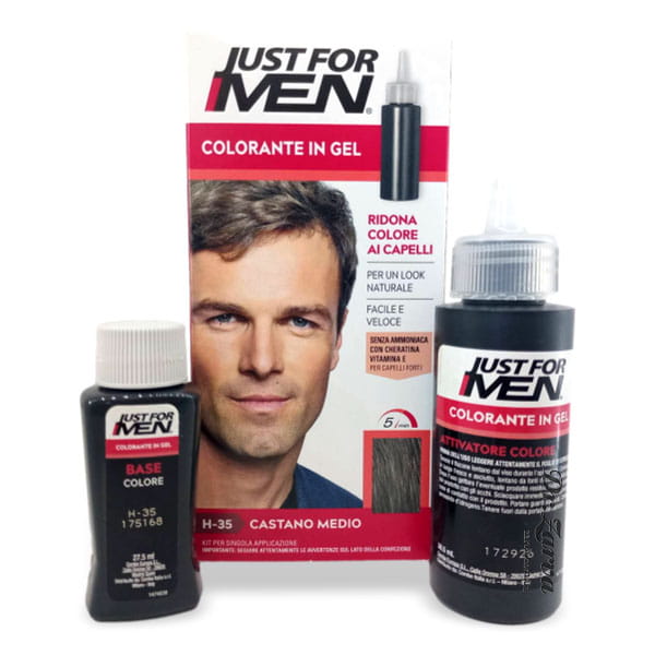 Мужская краска для волос JUST FOR MEN H-35 (средне-каштановый)