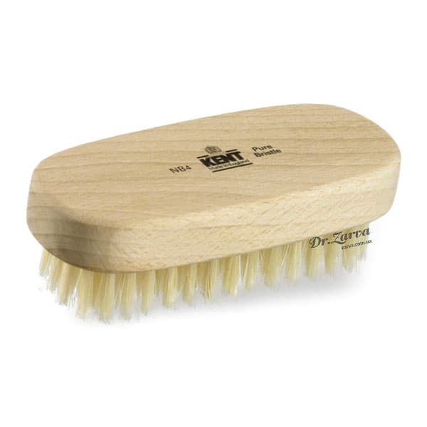 Щетка для ногтей и рук натуральная KENT NB4 (овальная)