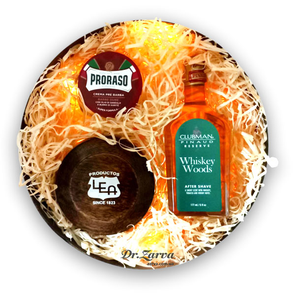 Набор для бритья Lea with Clubman Premium Light Box Set (мерцающий огоньками)