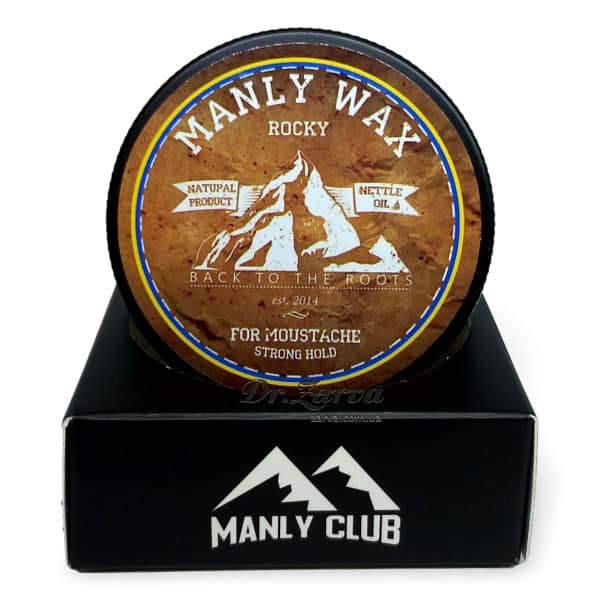 Воск для усов MANLY Rocky Moustache Wax 40 мл
