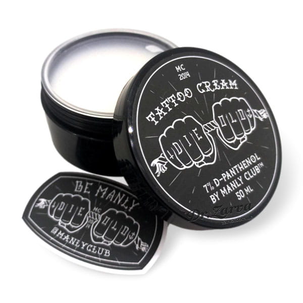 Крем по уходу за татуировкой MANLY CLUB Tattoo Cream  (заживление) 50 мл