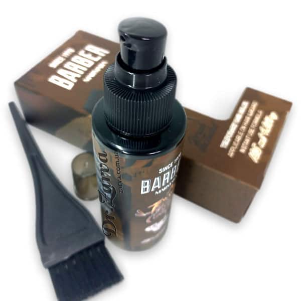 Краска для бороды и усов MARMARA BARBER Temporary Hair Color - Dark Brown темно-коричневая (без аммиака) 125 мл