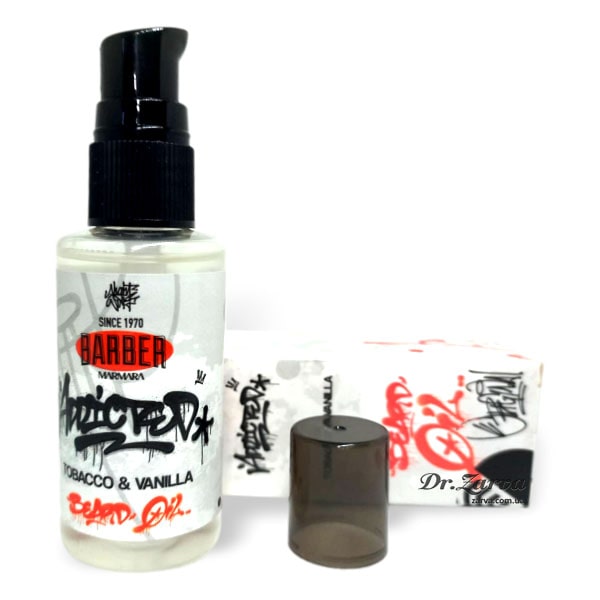 Масло для бороды MARMARA BARBER Tobacco & Vanilla Beard Oil 50 мл