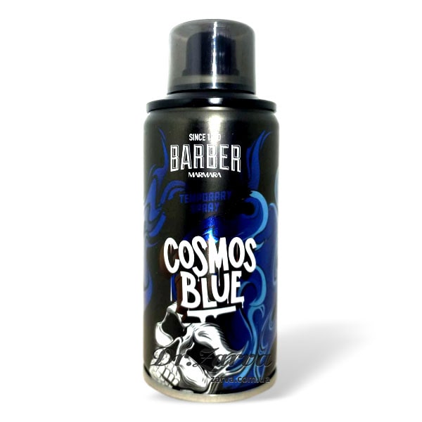 Окрашивающий спрей для волос MARMARA BARBER Temporary Hair Color Cosmos Blue синий 90 г