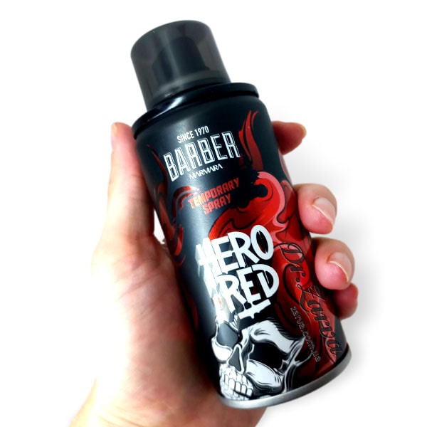 Окрашивающий спрей для волос MARMARA BARBER Temporary Hair Color Hero Red красный 90 г