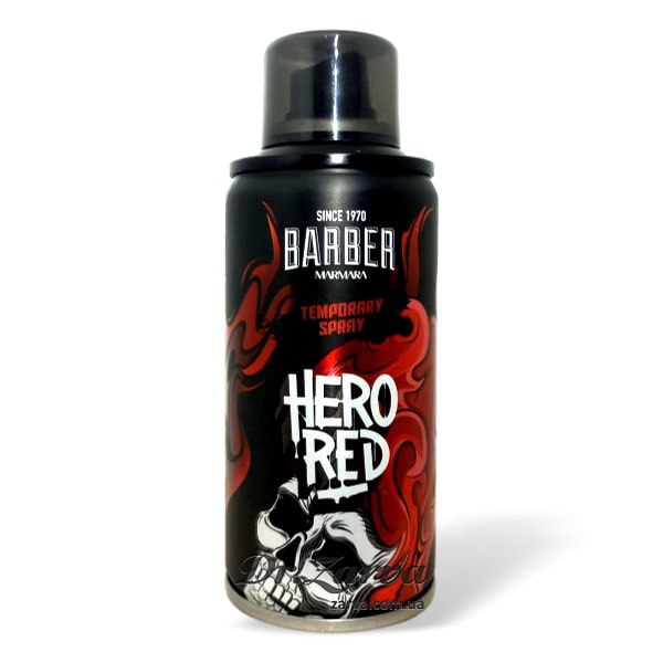 Окрашивающий спрей для волос MARMARA BARBER Temporary Hair Color Hero Red красный 90 г