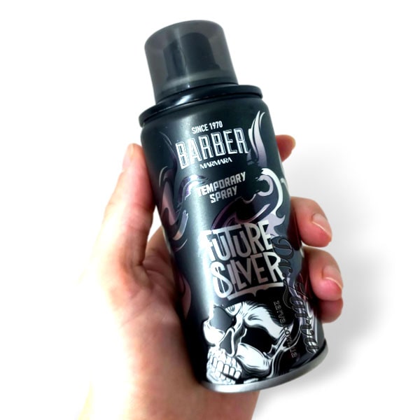 Окрашивающий спрей для волос MARMARA BARBER Temporary Hair Color Future Silver серебряный 90 г