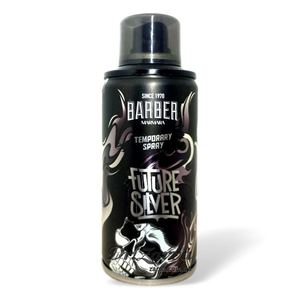 Окрашивающий спрей для волос MARMARA BARBER Temporary Hair Color Future Silver серебряный 90 г