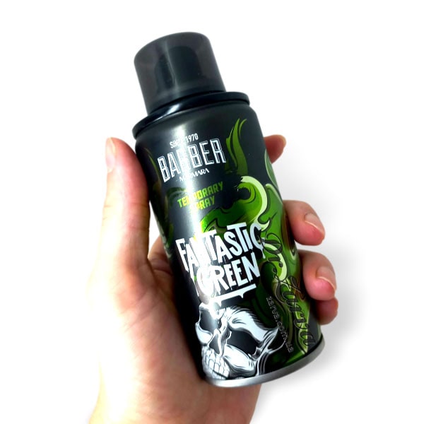 Окрашивающий спрей для волос MARMARA BARBER Temporary Hair Color Fantastic Green зеленый 90 г