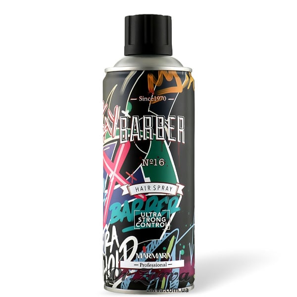 Лак для фиксации волос BARBER MARMARA №16 Hair Spray Ultra Strong 400 мл
