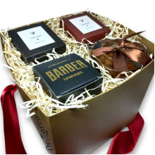 Набор для бритья с аромасаше для авто Carat Gold