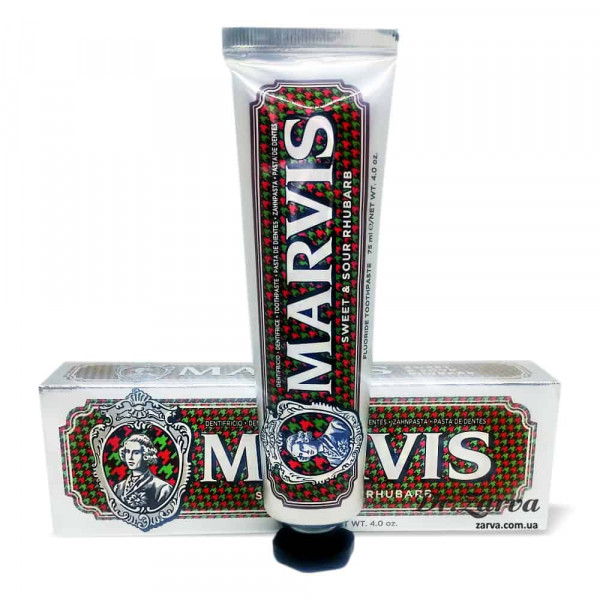 Зубная паста MARVIS  Sweet & Sour Rhubarb (ревень) 75 мл