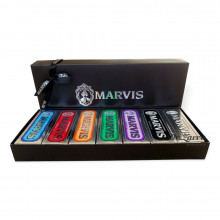 Набор зубных паст MARVIS 7 видов Classic 7 Flavours Box 25 мл х 7 в подарочной коробке