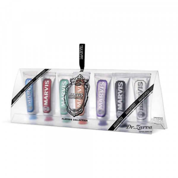 Набор зубных паст MARVIS 7 видов Classic 7 Flavours Box 25 мл х 7